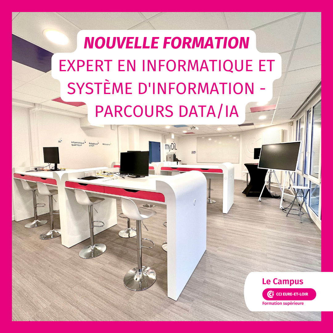 Image page blog : L'intelligence artificielle s'installe à Chartres : découvrez notre nouveau diplôme Expert Data & IA